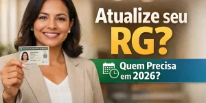 CIN 2026: cidadão atualizando o antigo RG para o novo documento